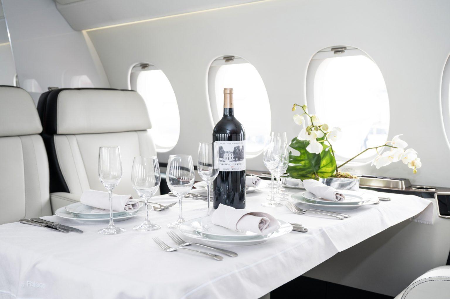 Dining in the Skies: Culinary Bliss on a Private Jet